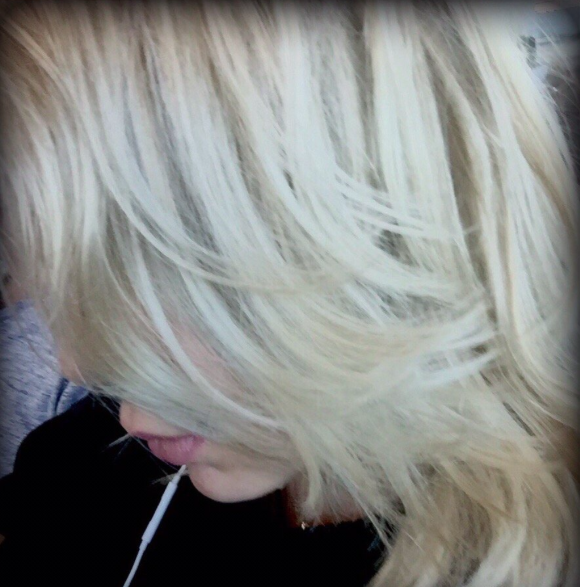 Hair color - icy blond